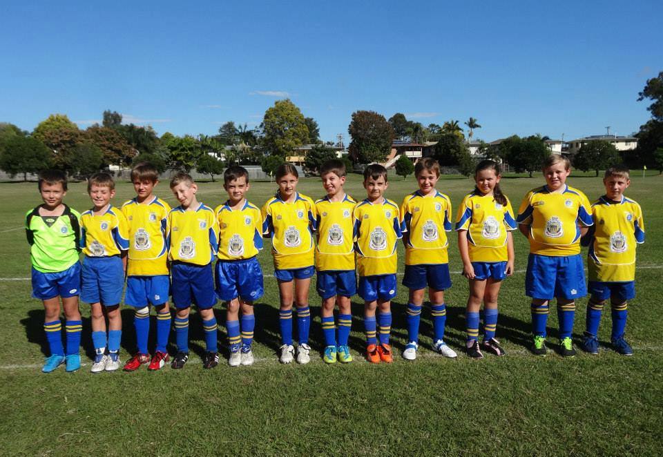 Last year's Grand Final winners - U10 Boonah Wreckers